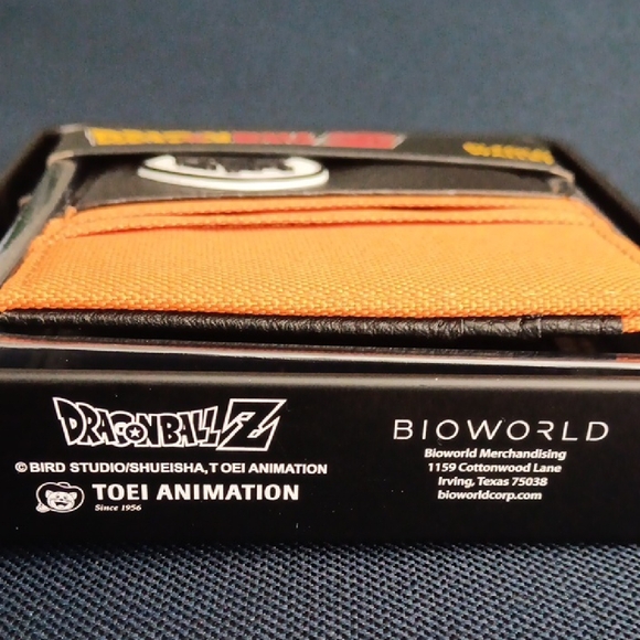 Bioworld Dragon Ball Z Wallet in Black and Orange - Picture 2 of 3